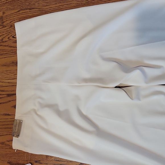 Boutique Essentials cream colored size 16 elegant evening professional trousers - Picture 4 of 10